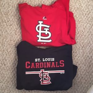 2 STL Cardinals Hoodies